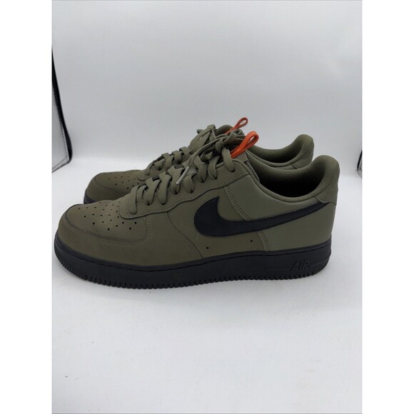 EUC Size 11.5 - Nike Air Force 1 Low Medium Olive BQ4326-200 - Picture 5 of 14